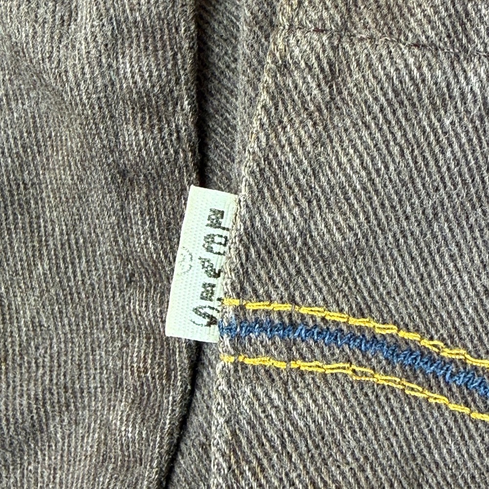 Vintage‎ Levis Brown High Waisted Flare Jeans 1970 24x26.5 Wide Leg Bell Bottom - Picture 16 of 16